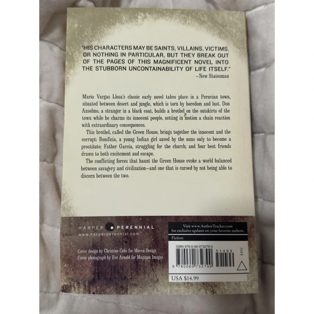 The Green House - paperback Vargas Llosa, Mario